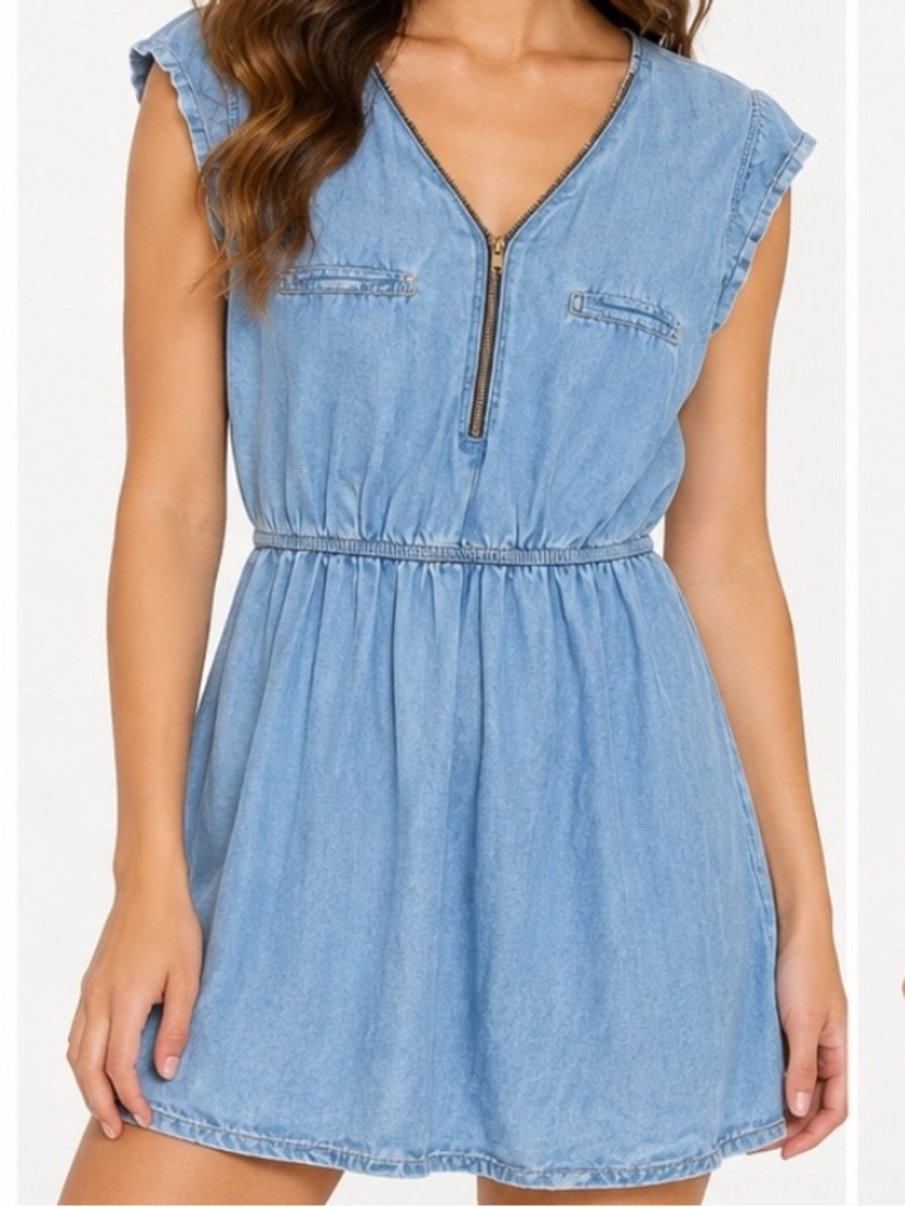 Iris Blue Mini Dress